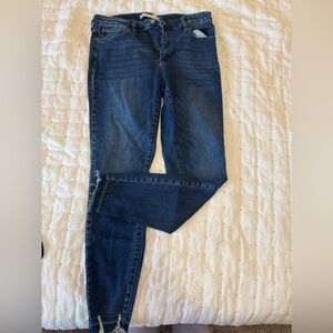 Stylish Kan Can Indigo Women's Skinny Jeans